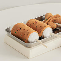 HKM-8438717 Plush Pet Dog Rice Cake Sound Toy for Engaging Playtime
