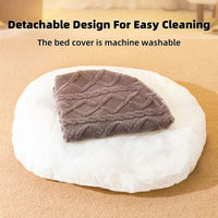 HKM-8439741 Cozy Non-Slip Dog Bed for All Sizes - Breathable Soft Mat for Pets