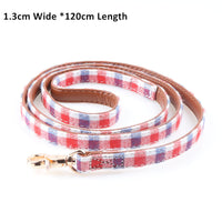 HKM-8439869 Plaid Bow Collar for Pets in Various Colors and Sizes