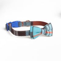 HKM-8439869 Plaid Bow Collar for Pets in Various Colors and Sizes