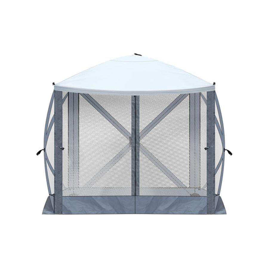 HKM-844051 Light Gray and Dark Gray 6.8x7.2ft Automatic Folding Quadrilateral Tent