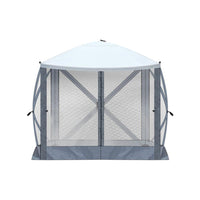 HKM-844051 Light Gray and Dark Gray 6.8x7.2ft Automatic Folding Quadrilateral Tent