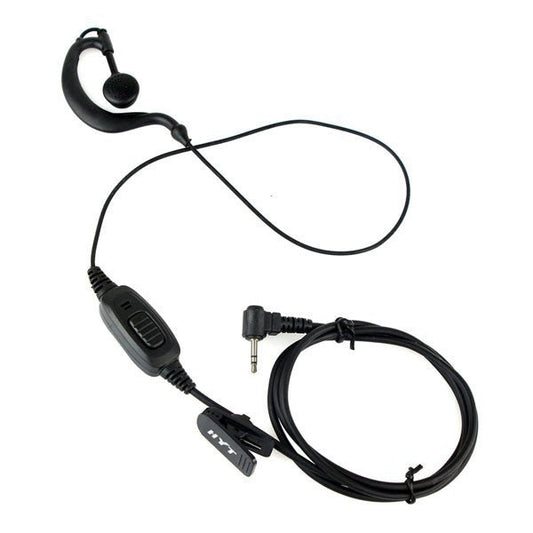 HKM-844051 Single Plug Headset for HYT and Motorola Models with 2.5mm Audio Plug - Black