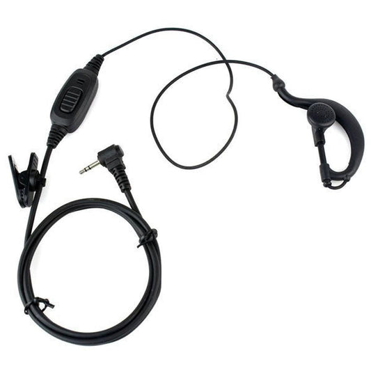 HKM-844051 Single Plug Headset for HYT and Motorola Models with 2.5mm Audio Plug - Black