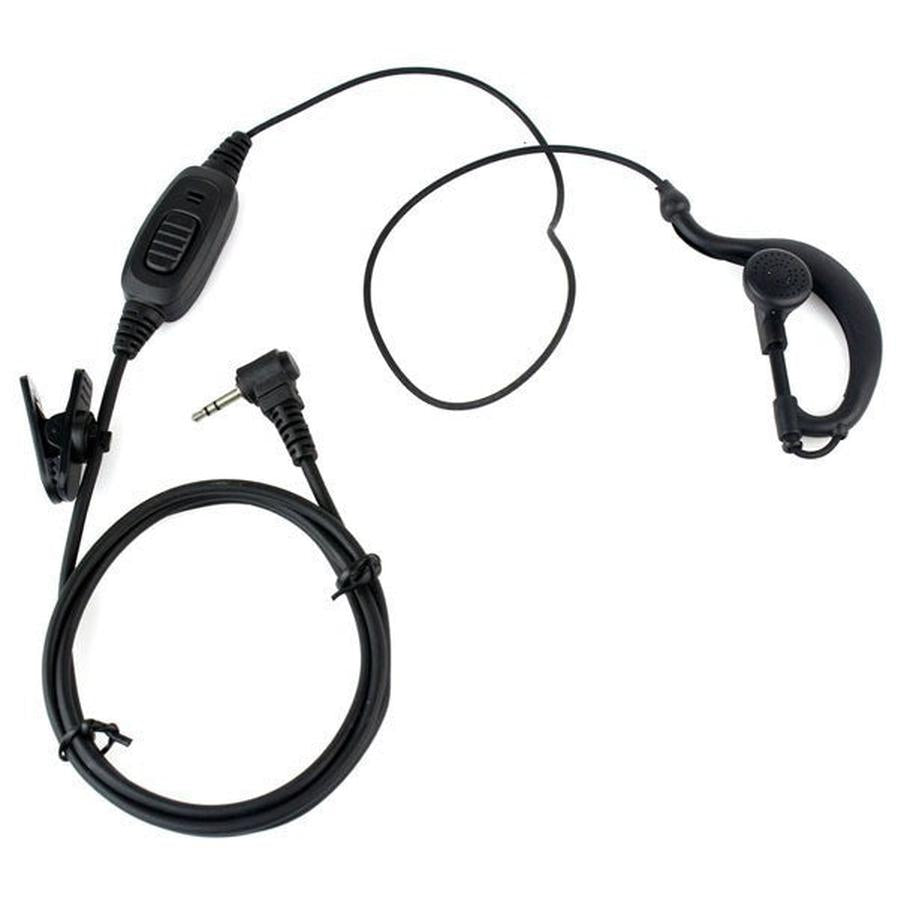 HKM-844051 Single Plug Headset for HYT and Motorola Models with 2.5mm Audio Plug - Black