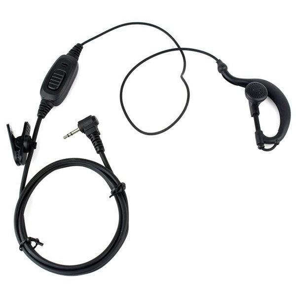 HKM-844051 Single Plug Headset for HYT and Motorola Models with 2.5mm Audio Plug - Black