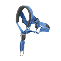 HKM-8443453 Adjustable Nylon Dog Leash with Mouth Cover in Orange, Blue, Red - Sizes S, M, L, XL