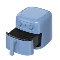 HKM-844435 Compact 4L Multifunctional Air Fryer with Dehydrator and Toaster Function – Oil-Free Cooking Made Easy