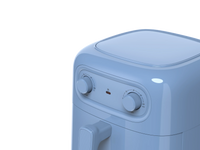 HKM-844435 Compact 4L Multifunctional Air Fryer with Dehydrator and Toaster Function – Oil-Free Cooking Made Easy