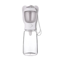 HKM-8445117 Leak-Proof 2-in-1 Dog Water Bottle with Food Container for Travel, Hiking and Outdoor Activities