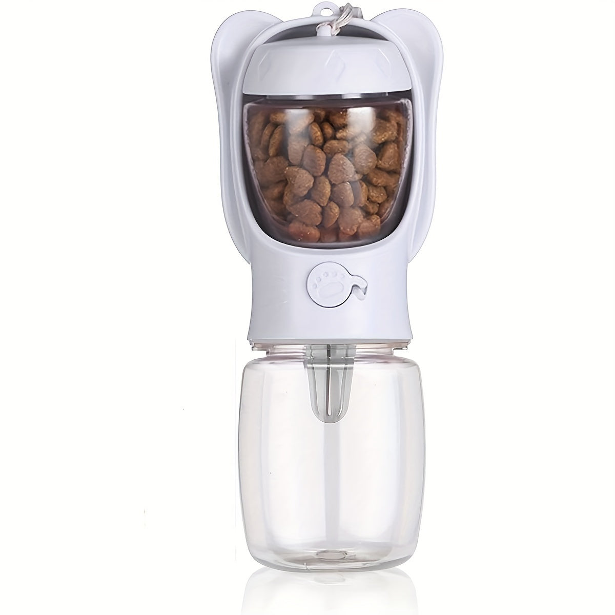HKM-8445117 Leak-Proof 2-in-1 Dog Water Bottle with Food Container for Travel, Hiking and Outdoor Activities
