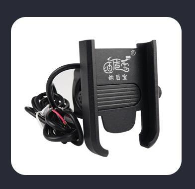 HKM-844563 Aluminum Motorcycle and Bicycle Phone Holder with 5V2.1A Output