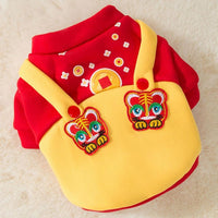 HKM-8448189 Cozy Dog Hoodie for Autumn and Winter, Knitted Cotton Sweater for Warmth and Comfort