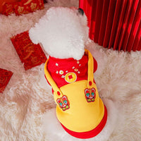 HKM-8448189 Cozy Dog Hoodie for Autumn and Winter, Knitted Cotton Sweater for Warmth and Comfort