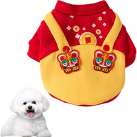 HKM-8448189 Cozy Dog Hoodie for Autumn and Winter, Knitted Cotton Sweater for Warmth and Comfort