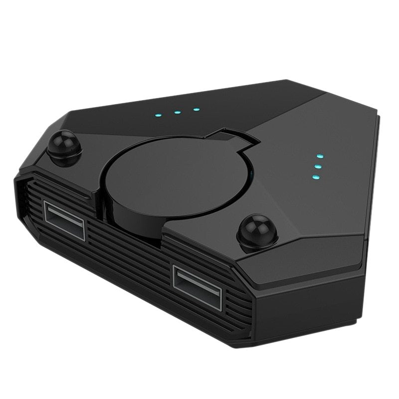 HKM-844883 Bluetooth Keyboard and Mouse Converter for iOS and Android Devices, USB-Compatible, Plastic, Compact Design