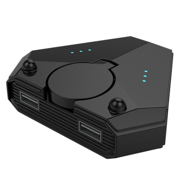 HKM-844883 Bluetooth Keyboard and Mouse Converter for iOS and Android Devices, USB-Compatible, Plastic, Compact Design