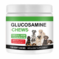 HKM-8449469 Glucosamine Chewable Tablets for Dogs - 120 Count Bottle