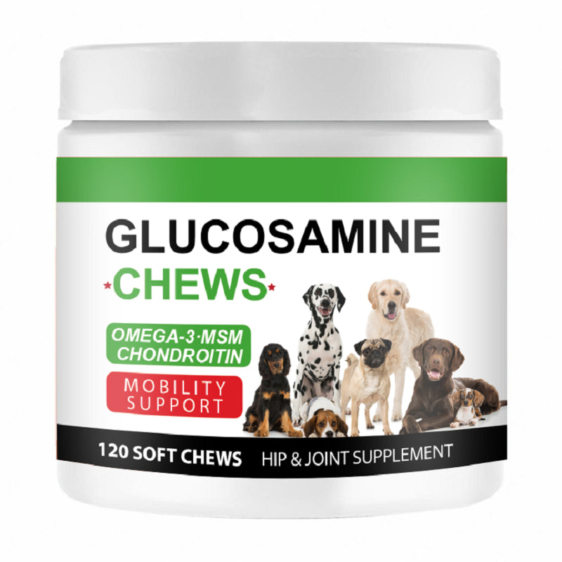 HKM-8449469 Glucosamine Chewable Tablets for Dogs - 120 Count Bottle