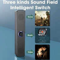 HKM-845011 4D Surround Sound Soundbar with Bluetooth and AUX Connectivity for TVs and Computers - Model 3511