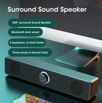 HKM-845011 4D Surround Sound Soundbar with Bluetooth and AUX Connectivity for TVs and Computers - Model 3511