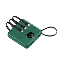 HKM-845075 Compact 10,000 mAh Mini Charger with Cable and Digital Display - Available in Multiple Colors