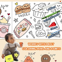 HKM-845139 Creative Removable Paper Graffiti Drawing Wall Poster Roll for Children's Art and Canvas Painting