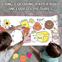 HKM-845139 Creative Removable Paper Graffiti Drawing Wall Poster Roll for Children's Art and Canvas Painting