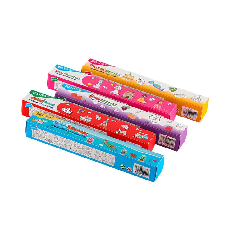 HKM-845139 Creative Removable Paper Graffiti Drawing Wall Poster Roll for Children's Art and Canvas Painting