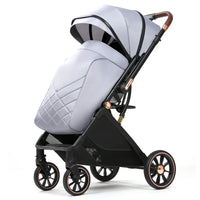 HKM-845203 Reversible 3-in-1 Lightweight Stroller with Folding Design and Adjustable Push Handle
