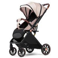 HKM-845203 Reversible 3-in-1 Lightweight Stroller with Folding Design and Adjustable Push Handle