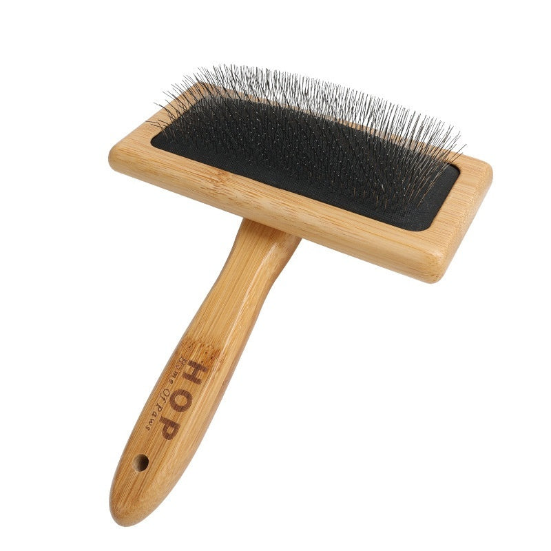 HKM-8453181 Wooden and Bamboo Cat Combing Device for Effective Hair Removal
