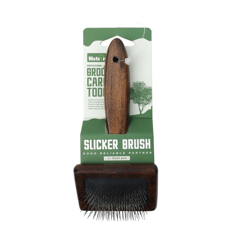 HKM-8453181 Wooden and Bamboo Cat Combing Device for Effective Hair Removal