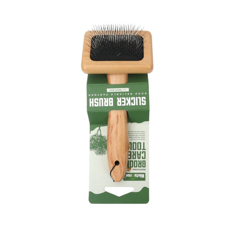 HKM-8453181 Wooden and Bamboo Cat Combing Device for Effective Hair Removal