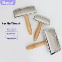 HKM-8453181 Wooden and Bamboo Cat Combing Device for Effective Hair Removal