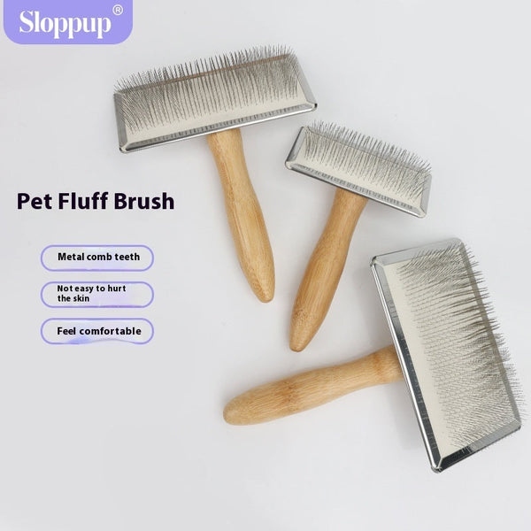 HKM-8453181 Wooden and Bamboo Cat Combing Device for Effective Hair Removal
