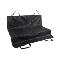 HKM-845331 Pet Protection Mat for Rear Car Seat - Oxford Cloth Seat Cushion in Black Knight, Butter Green, Retro White (1.45m x 1.3m)