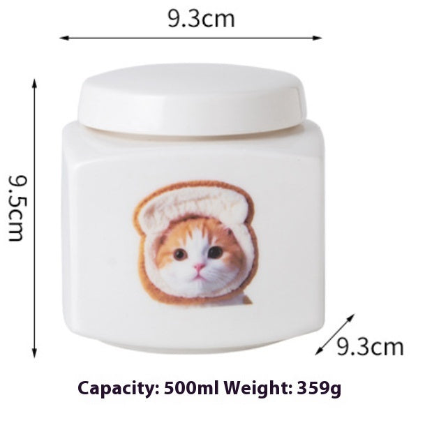 HKM-8453437 Ceramic Ash Urn for Pet Remains with Handmade Craftsmanship and Storage for Teeth and Hair