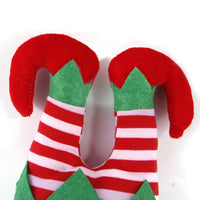 HKM-8453565 Funny Striped Clown Hat for Dogs - Comfortable Flannel Christmas Ornament
