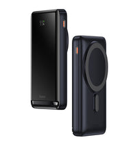 HKM-845395 3-in-1 Slim Magnetic Wireless Power Bank with Polymer Lithium-Ion Battery
