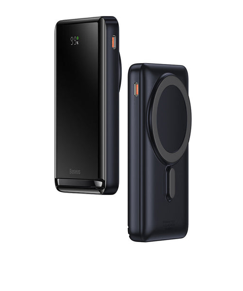 HKM-845395 3-in-1 Slim Magnetic Wireless Power Bank with Polymer Lithium-Ion Battery