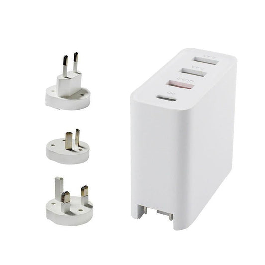 HKM-845395 48W Four-Port Type-C Mobile Phone Charger with LED Indicator