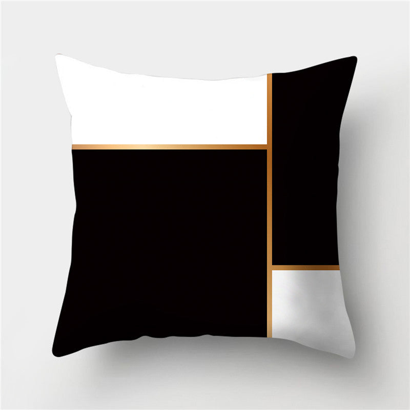 HKM-845395 European Style Soft Peach Skin Decorative Cushion Cover 45x45cm