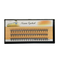 HKM-845395 Imitation Mink Hair Grafted False Eyelashes - 60 Pieces, Black, Size Range: 6-14mm