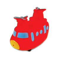 HKM-845459 Cartoon Rubber Bath Toy Set for Toddlers - Boat, Plane, and Car Squirters for Fun Bathtub Play