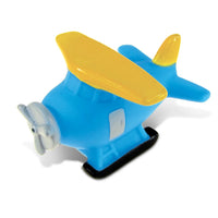 HKM-845459 Cartoon Rubber Bath Toy Set for Toddlers - Boat, Plane, and Car Squirters for Fun Bathtub Play