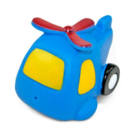 HKM-845459 Cartoon Rubber Bath Toy Set for Toddlers - Boat, Plane, and Car Squirters for Fun Bathtub Play