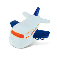 HKM-845459 Cartoon Rubber Bath Toy Set for Toddlers - Boat, Plane, and Car Squirters for Fun Bathtub Play
