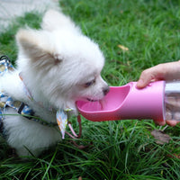 HKM-8455229 Portable Leak-Proof Pet Water Bottle with Food Dispenser for Traveling and Walking