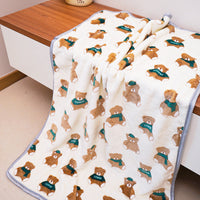 HKM-8455997 Warm Pet Blanket for Dogs and Cats - Soft and Comfortable Sleep Pad and Bed Cover